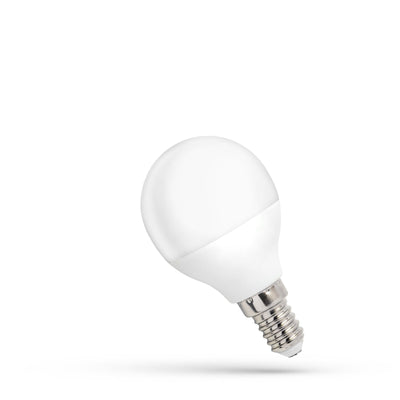 Bombilla LED Spectrum G45 E14 230V 4W luz blanca fría 6000K 750 lúmenes útiles ángulo de 160° vida útil de 17000h