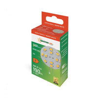 Spectrum LED G4 12V 2W blanco cálido 3000K con 190 lúmenes y ángulo de radiación de 120° - iluminación interior ideal