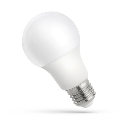 Espectro LED GLS A60 E27 7W 3000K 600 lúmenes luz cálida para uso en interiores ángulo de 270 grados