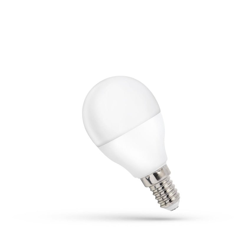 Espectro LED bola G45 blanco cálido 8W 230V E14 - 710 lúmenes, 3000K, IP20, no regulable