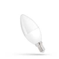 Lámpara de vela LED Spectrum C37 E-14 8W 3000K blanco cálido, 710 lúmenes, ángulo de haz de 160°, IP20, iluminación ambiental ideal