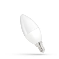 Lámpara de vela LED Spectrum C37 E-14 8W 3000K blanco cálido, 710 lúmenes, ángulo de haz de 160°, IP20, iluminación ambiental ideal