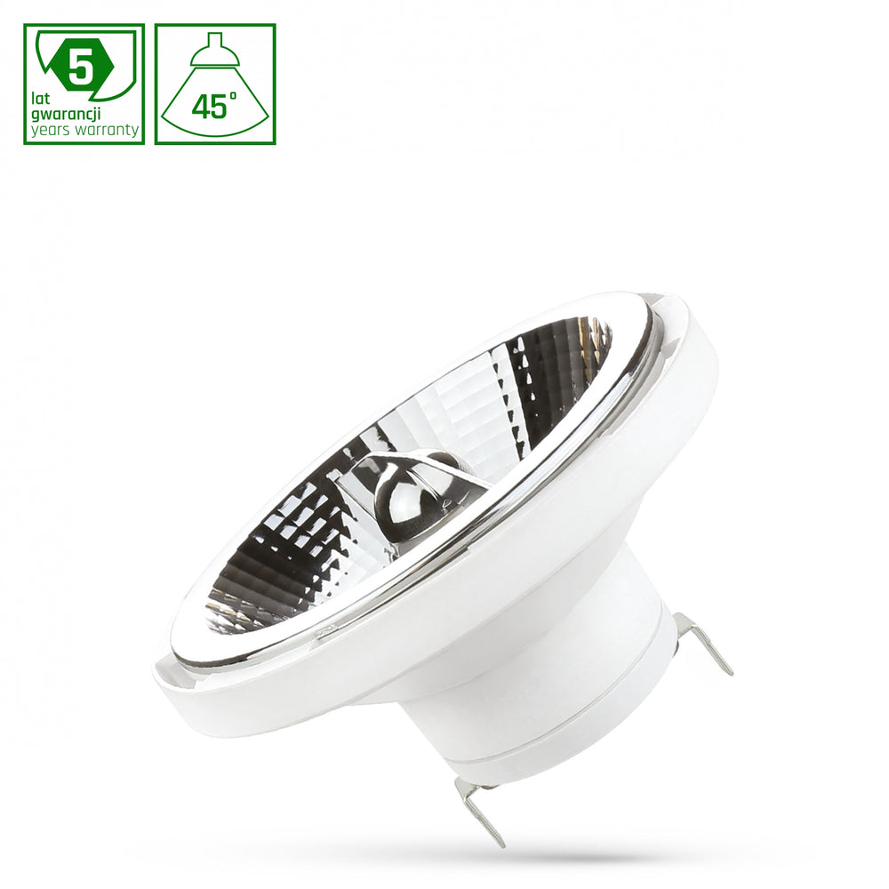 Spectrum LED AR111 G53 12V 14W 4000K 45° 920 lúmenes luz blanca natural 2 años de garantía
