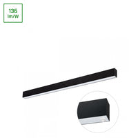 Lámpara sensor LED Spectrum Allday 36W con 4000K, ángulo de haz de 115°, 112cm negro, 4900 lúmenes, IP20, 2 años de garantía