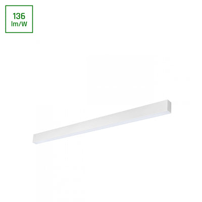 Lámpara de techo LED Spectrum ALLDAY GO, montaje en superficie, 36W 4000K 230V, 4900 lúmenes, haz de 115°, Blanca IP20